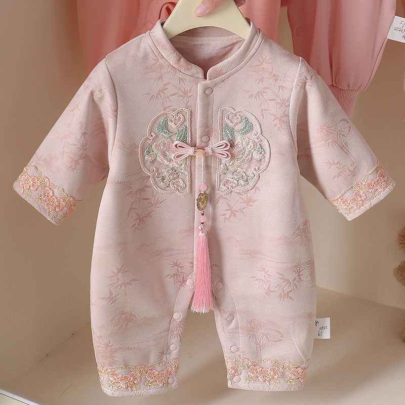 Newborn Baby Girl Romper Floral - 2026 봄 가을 유아 소녀 옷