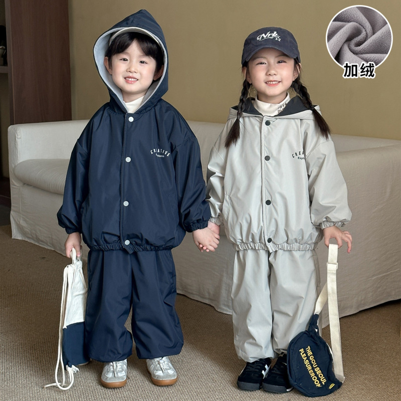 Toddler Boy Winter Fleece Jacket - 남아/여아용 후드티 2종 세트, 아기/유아용, 1~8세,