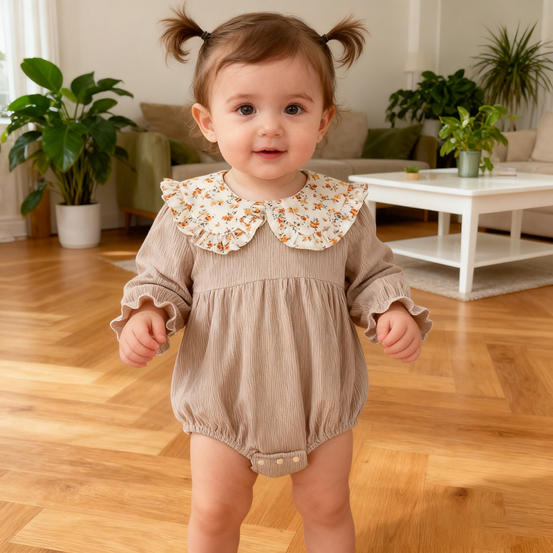 봄 빈티지 신생아 유아 여아 롬퍼 코듀로이 베이비 롬퍼 - Newborn Baby Girl Romper Floral 리뷰 및 가격