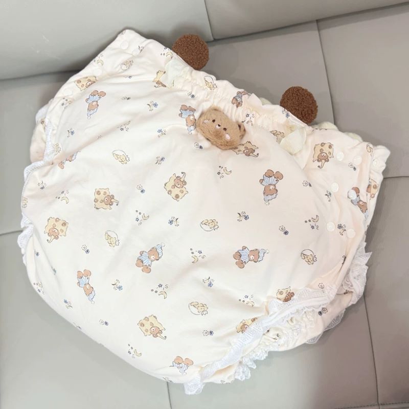 성인용 면 소재 만화 패턴 기저귀, 길이 연장, 두꺼운 - Diapering 리뷰 및 가격