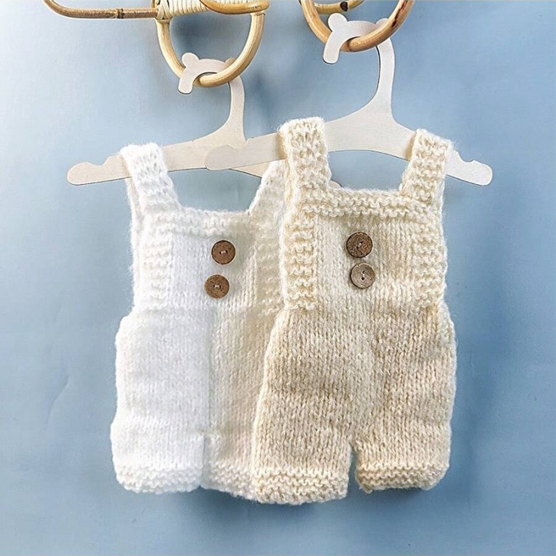 신생아 사진 소품 부드러운 모헤어 니트 롬퍼 반바지 세 - Infant Photography Props Outfit 리뷰 및 가격