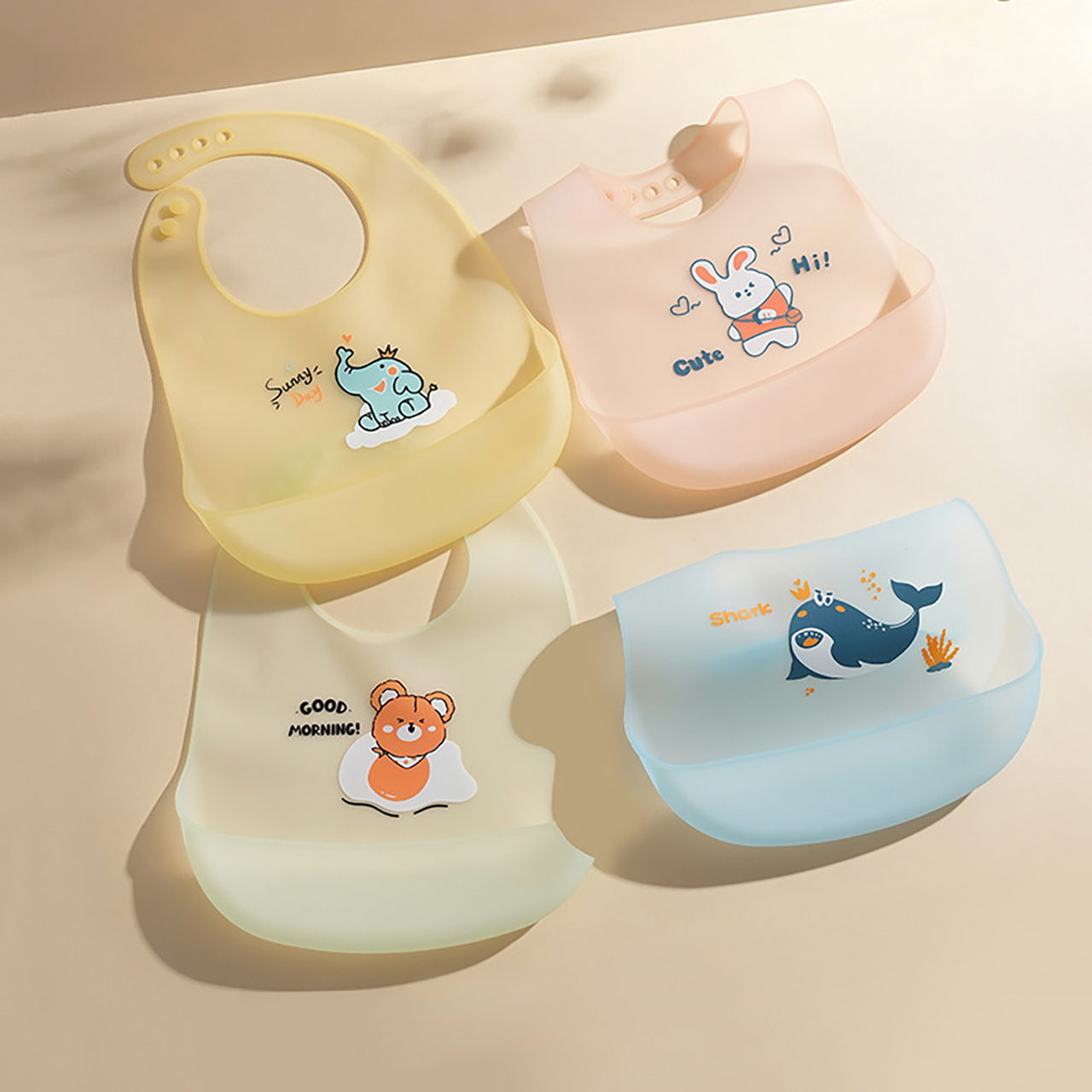 0-1세 아기 실리콘 턱받이 여름 유아 침 흘림 방지  - Waterproof Baby Bibs Silicone 리뷰 및 가격