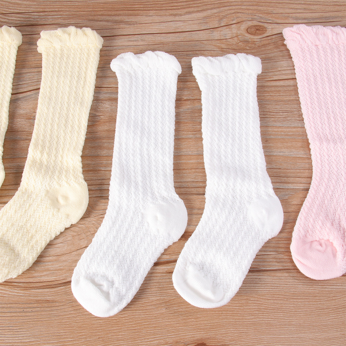 아기용 모기 방지 긴 양말 3켤레, 여름용 면 양말,  - Unisex Baby Socks Non Slip 리뷰 및 가격